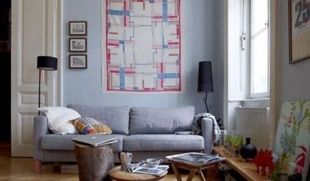 Piso de soltero de 45 metros en una antigua fábrica textil