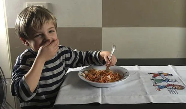 Platos para comer espaguetis 