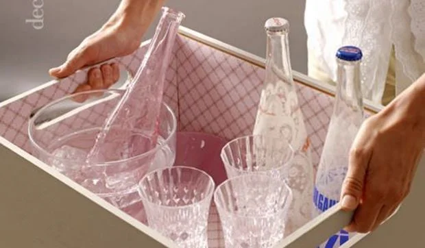 Reciclar una caja de frutas