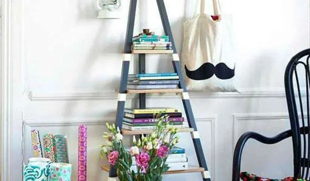 Reciclar una escalera de madera