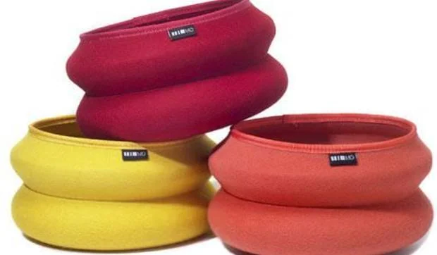 Recipientes de lana para organizar tus cosas