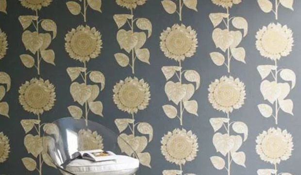 Reedición de telas y papeles de Sanderson