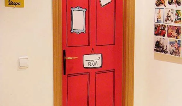 Renovar las puertas con fundas de tela