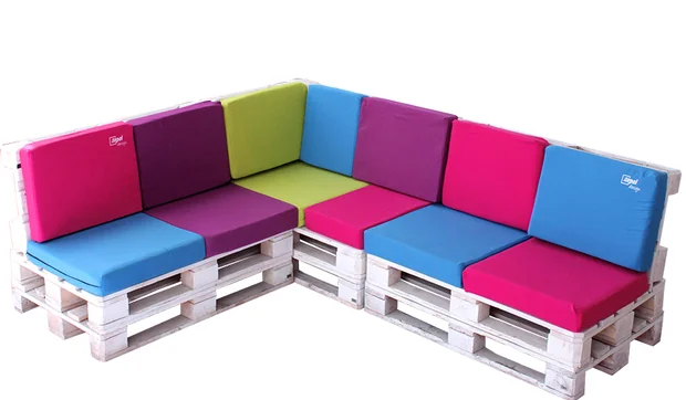 sofas hecho con palés