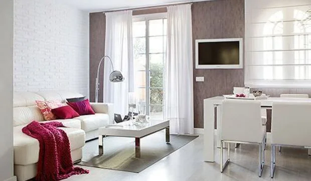 Salón-comedor y cocina reformados