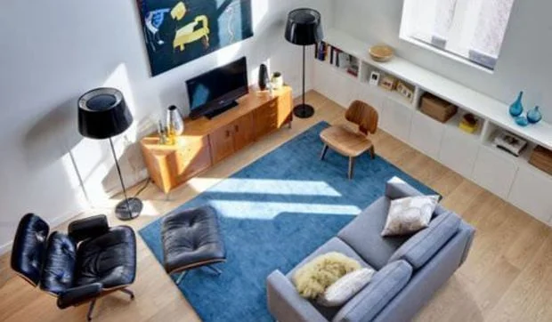 Salón con cocina integrada