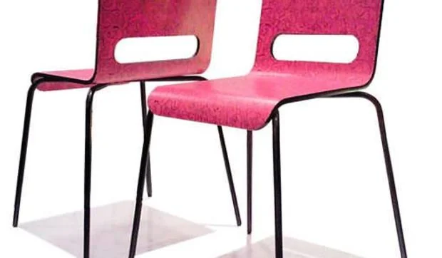 Silla de diseño decorada con las ilustraciones de Jon Burgerman