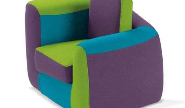 Sillones coloridos para el cuarto de los niños