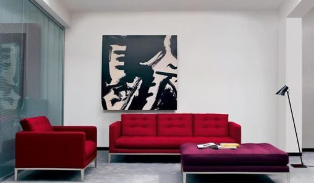 Sofás de colores de Antonio Citterio