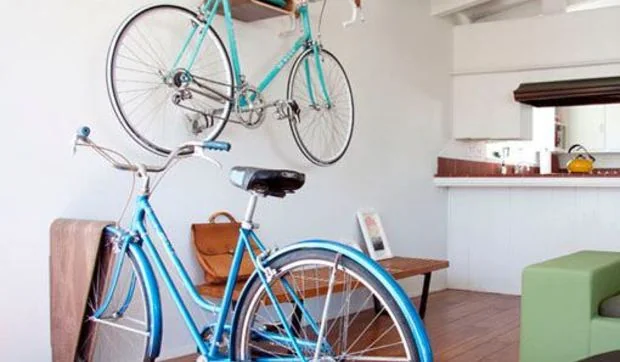 Soportes para guardar la bicicleta dentro de casa