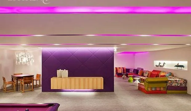 Sótano convertido en sala de ocio