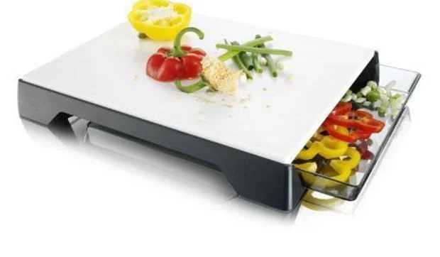 Tabla de cortar con cajón