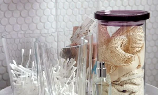 Tarros de cocina para el baño