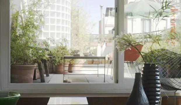 Terraza con vistas al interior