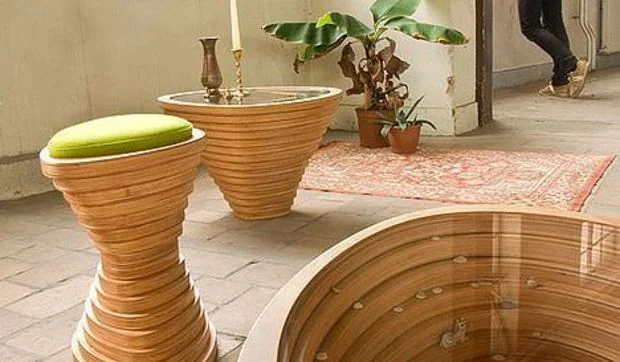 Tettonica, muebles de madera africana