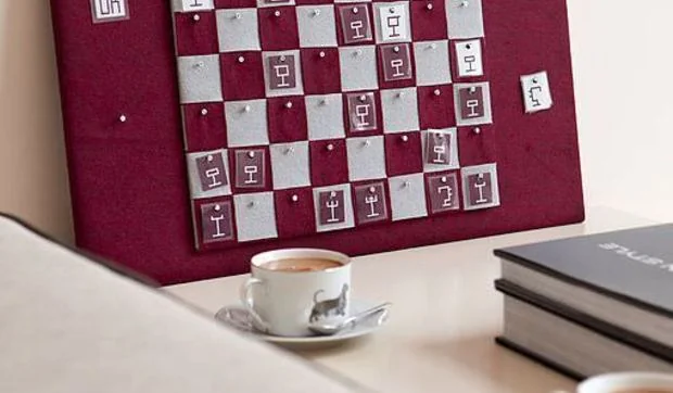 Un ajedrez de pared para hacer con los niños