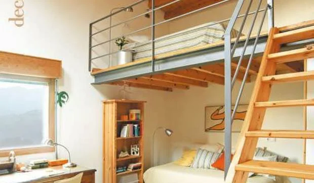 Un dormitorio en el altillo