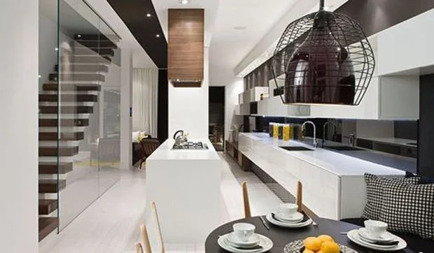 Un dúplex moderno y elegante