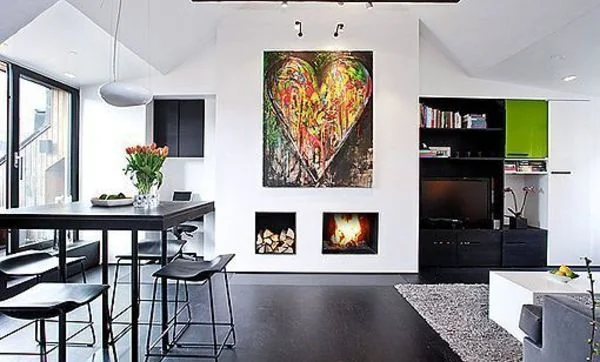 Un piso de 54 metros cuadrados con terraza