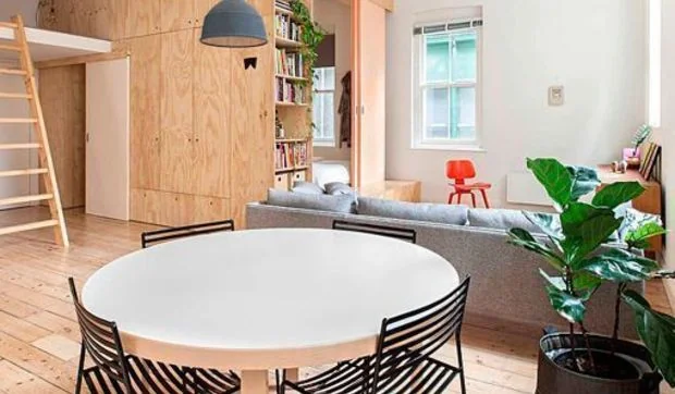 Un piso de 75 metros reformado para incluir un segundo dormitorio