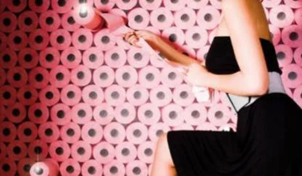 Un trampantojo en el baño