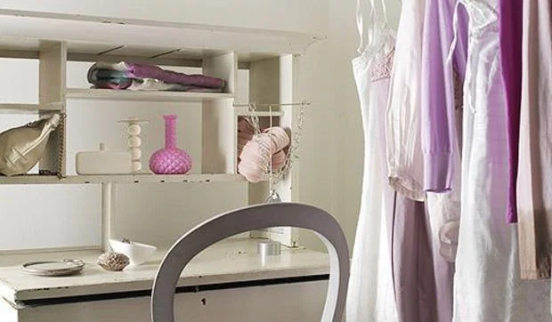 Un vestidor muy femenino