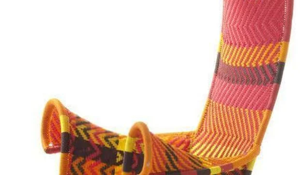 Una butaca exótica y colorinera