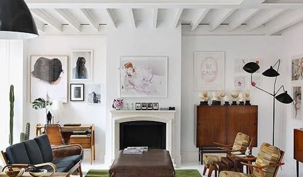 Una casa con mucho arte