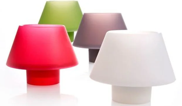 Una lámpara de silicona para el exterior