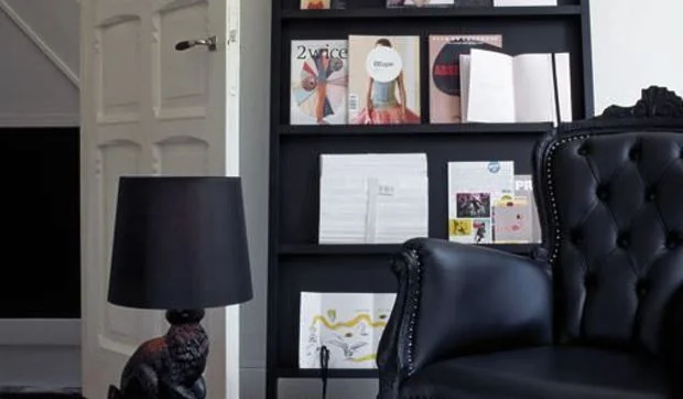 Una librería para exponer libros y revistas