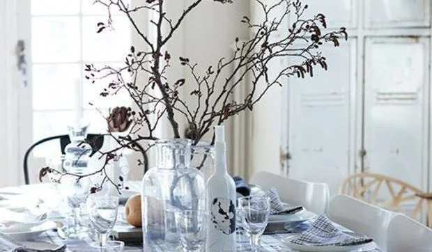 Una mesa casi otoñal