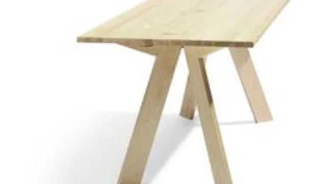 Una mesa que se convierte en consola