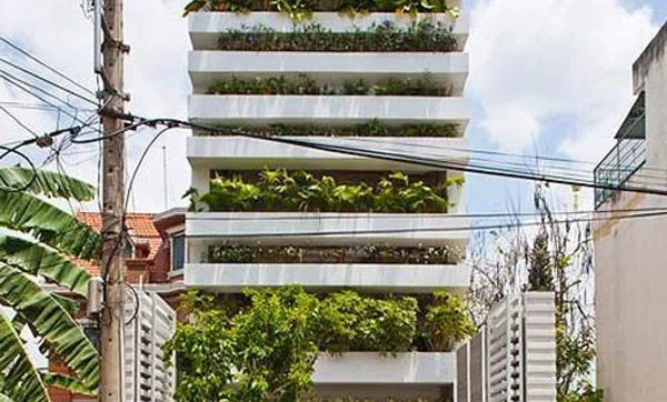 Una vivienda orgánica y sostenible en Vietnam