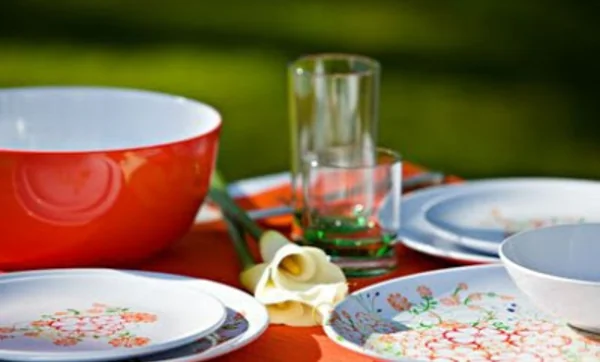 Vajillas primaverales para presumir de mesa