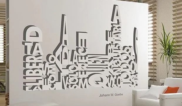 Vinilos decorativos con firma de autor