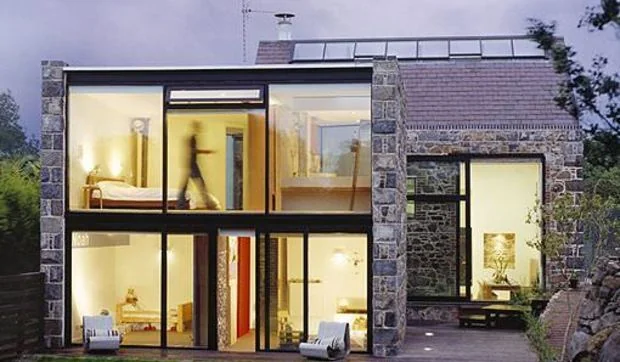 Vivienda unifamiliar en un antiguo granero