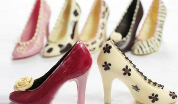 Zapatos de chocolate belga