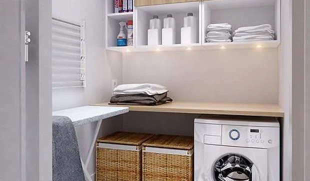 Ideas para crear una zona de lavado y plancha